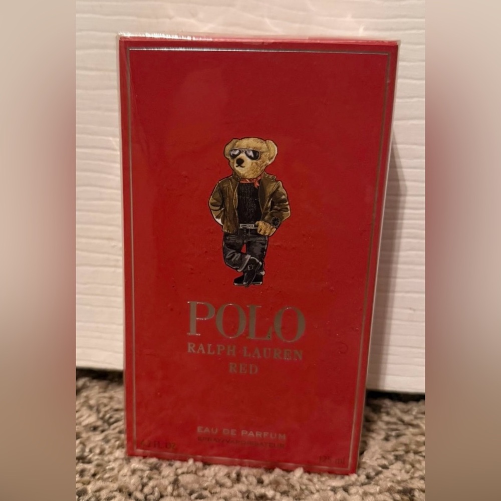 Ralph Lauren Polo Red Eau de Parfum with Bear Design